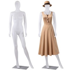 70″ White Female Mannequin Full Body Maniquine Model Stand w/ Adjustable Posture