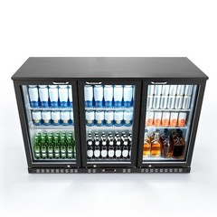 VEVOR 11.4 Cu.Ft Back Bar Cooler Commercial Beverage Refrigerator Under Counter