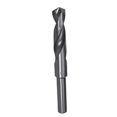 17mm HSS 6542 Short Shank Drill Bit with 1/2 Inch Straight Shank Black Oxide