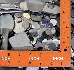 5 Pounds! Laser Cut Scrap – Stainless Steel, Cold Rolled Steel and Aluminum