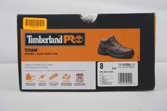 Timberland PRO Titan Oxford Alloy Safety-Toe Work Shoes In Brown – Men’s Size 8