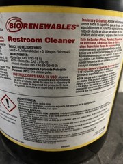 Spartan BioRenewables Restroom Toilet Cleaner Bio 83 Base 5 Gallons 353005
