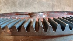 Used Marvel 8 Bandsaw Lower Wheel Assembly and Parts 8-1205 for 3/4″ Blade