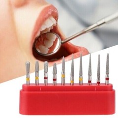 10Pcs/Box Dental FG Diamond Burs Composite/Polishing for High Speed Handpiece