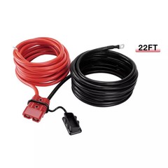 24 FT Heavy Duty Quick Disconnect Winch Power Cable 4 Gauge 4 AWG Copper Wiring