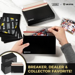 Card Shipping Envelopes 110 Pack – 7 x 4.35 In Trading Cards Self-Adhesive Black