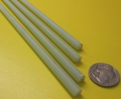 Micarta G10FR4 Rods .250″ (1/4″) Diameter x 48″ Long 4 Pack