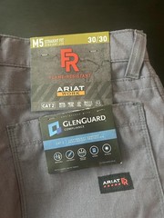 Ariat FR M5 DuraLight Ripstop Stackable Straight Leg Pant Men’s Grey 30X30 NWT