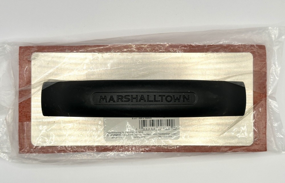 6pcs Marshalltown 4 in. W X 9 in. L Rubber Float Coarse 10754