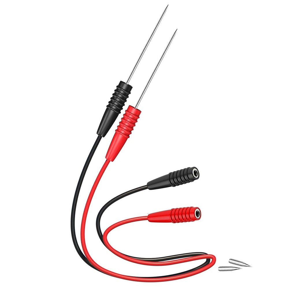 Cleqee Wire Piercing Probe Test Lead Attachment Ultra Fine Needle Automotive Ele