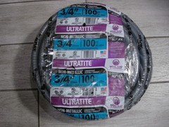 Ultratite Non-Metallic Liquidtight Flexible PVC Conduit Gray 3/4 in x 100 ft