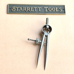 STARRETT No. 277 Dividers with Round Legs- Mini 2.0” Size & Capacity. USA 🇺🇸