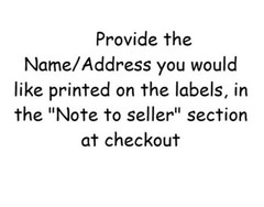 30 MONARCH BUTTERFLY PERSONALIZED RETURN ADDRESS LABELS 1 in X 2.625 in
