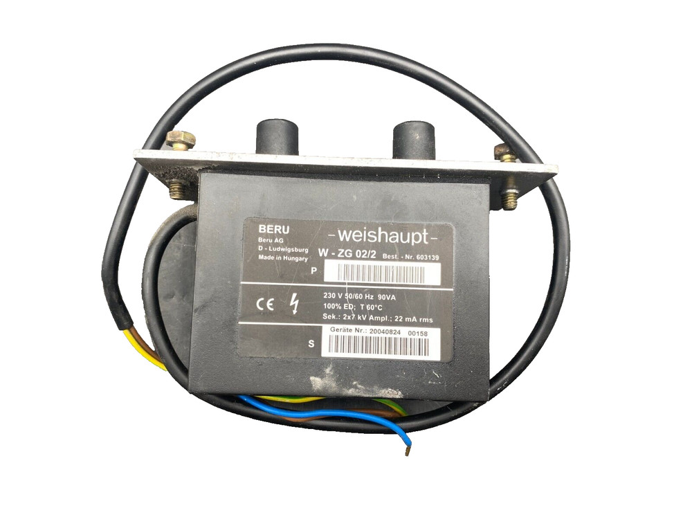 WEISHAUPT W-ZG 02/2 230V 90VA 22mA RMS