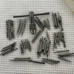 Lot Straight Flute Tap Hand Screw Wrench 60 Pieces Multiple Brands