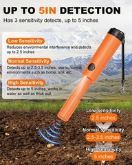 Versatile Metal Detector Pinpointer – 800mAh Rechargeable, Waterproof, Compact