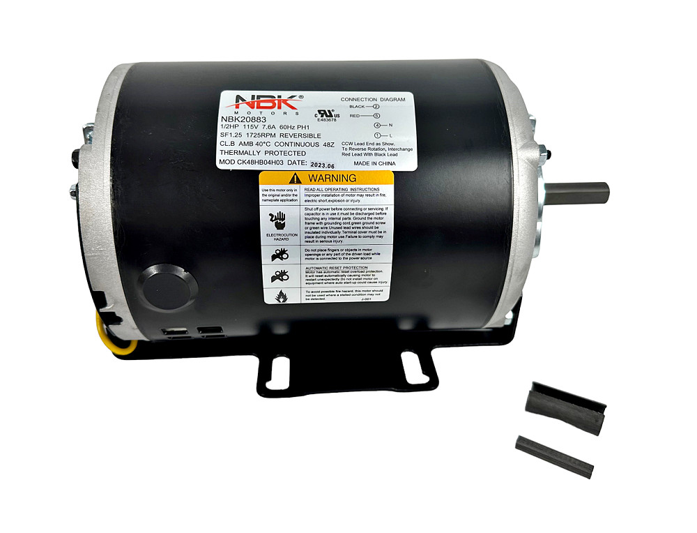 Aftermarket AO Smith GF2054 Blower Motor, 1/2 HP 115 Volt 1725 RPM 48 Frame