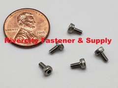 (101) M2-0.4x4mm Socket Allen Head Cap Screws Stainless M2X4mm / 2mm x 4mm Bolts
