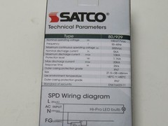 SATCO 80/929 – LED HID Surge Protector (NOS)