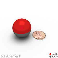 1 Inch Neodymium Rare Earth Sphere Magnets N52 (1 Magnet)
