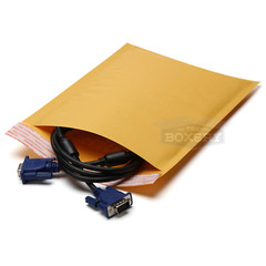 100 #1 7.25×12 Kraft Bubble Mailers Padded Envelopes Bags from TheBoxery