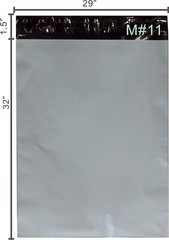 32X29 WHITE POLY MAILERS SHIPPING ENVELOPES PLASTIC BAGS-M11-100