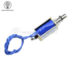 JF-0530B DC 24V 300mA 5N/10mm Pull-Push-Type Reset-Style Solenoid Electromagnet