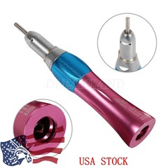 NSK Style Dental Low Speed Handpiece Straight Nosecone Standard E-Type Pink