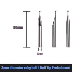 Various Ruby Ball Tip Probe insert TESA Height Gauge HITE Gage Micro-Hite Gauge