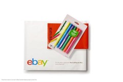 Lot 100 50 eBay Branded Shipping Poly-mailer jacket Envelopes 12″x 15″ 14″ x 19″