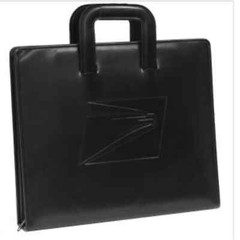 United States Postal Service (USPS) Top Grain 1 1/2″ Zippered Binder w/ Handles