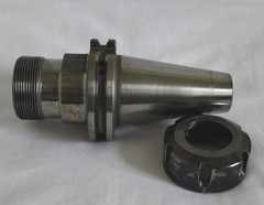 CAT40-ER32-3.00″ Techleader Collet Chuck Projection 3″ W Castle Nut