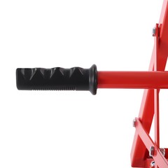 Drum Cradle With 4 Wheels, 55Gal Drum Cradle, 600lbs ,Red for Workshop&Factory