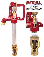 Silver Hose Pipe Fitting 1 Foot Bury 44.5 Total Length 34 Dual Bypass Valve