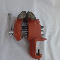250 Corner Edge Table Bench Vise 2-1/2″ 2.5 Clamp On Red Unbranded