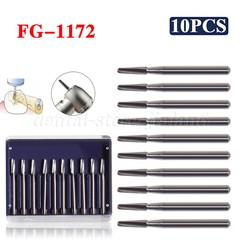 10-50pcs Dental Tungsten Carbide Steel Burs FG-1172 for High Speed Handpiece