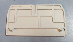 Box 50 Allen Bradley 1492-EBL4 Terminal Block End Barriers Yellow & Gray NIB