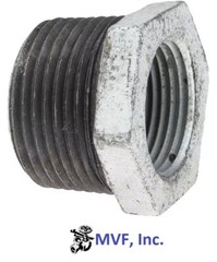 3/8″ MNPT x 1/8″ FNPT Hex Reducing Bushing HDG Malleable Iron MI12030141GMI