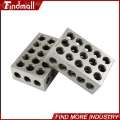 5 MATCHED PAIRS ULTRA PRECISION 1-2-3 BLOCKS 23 HOLES .0001″ MACHINIST 123