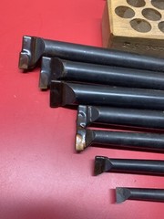 Machinist Tools: 7 Piece 1″ Carbide C-2 Boring Bar Set (NOS) Poland