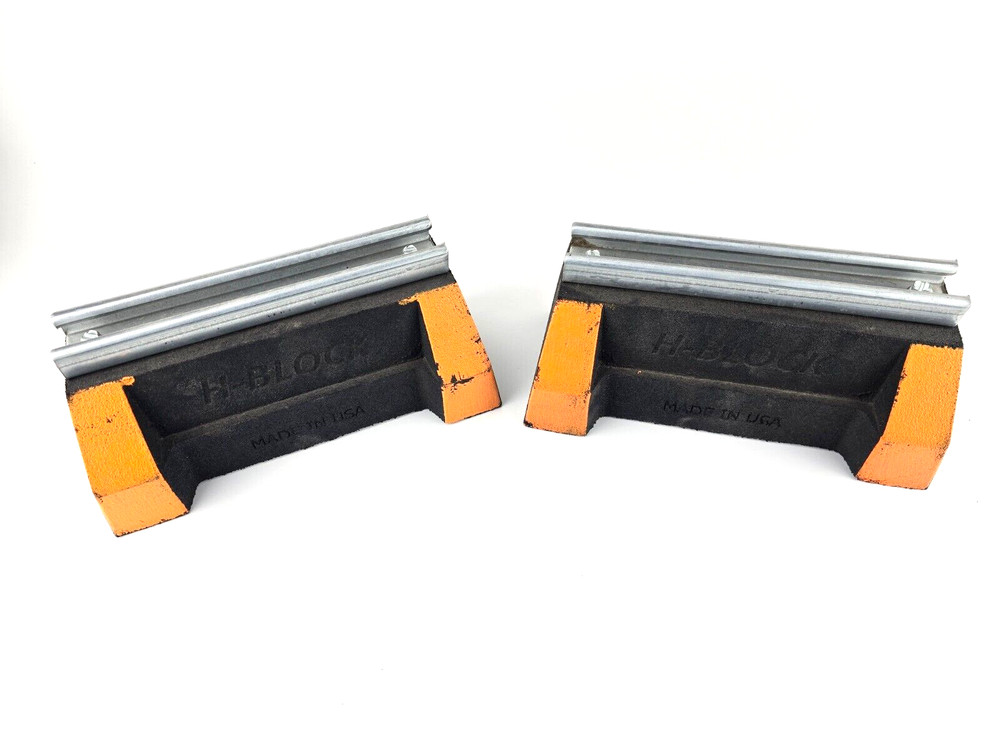 2pcs Used Haydon H-Block Roof Top Support w/ Galvanized Steel Channel