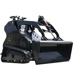 13.5HP Gas Engine Mini Skid Steer Loader Compact Stand On Loader w/Bucket EPA