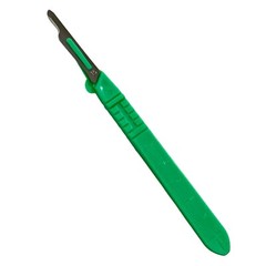 Plastic Disposable Scalpel #15, Sterile – Dissecting Scalpel – 10 Per Box