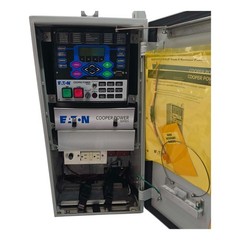 Eaton Cooper Power System F6-P2B Form 6 Recloser Control Mild Steel Cabinet