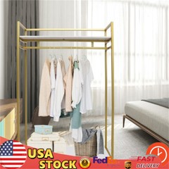 Clothes Closet Storage Garment Rack Shelf Organizer Clothes Hanger Lightweight