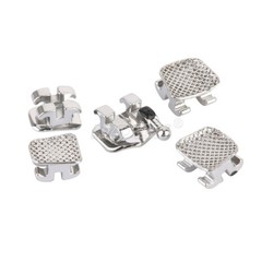 10Packs Dental Orthodontic Metal Brackets Braces Standard MBT.022 Hooks 3 AZDENT