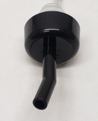 1 DOZEN Whiskflow Liquor Bottle Pourers Non Measured BLACK Pour Spouts