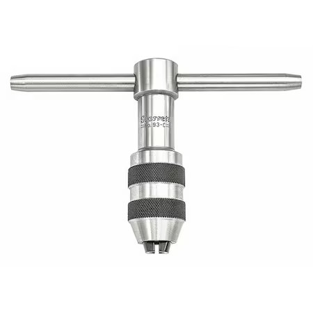 Starrett 93C Tap Wrench, T, Sliding, 1/4 In Min. Tap Size, 1/2 In Max. Tap
