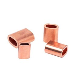 Wire Rope Ferrules Cable Crimps Sleeve Stainless Steel/Copper Crimp Clamp M1~M8