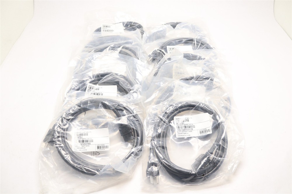 APC LOCKING POWER CORD, IEC C19, 5-20P, 20A 10 FT AP8751 LOT OF 10